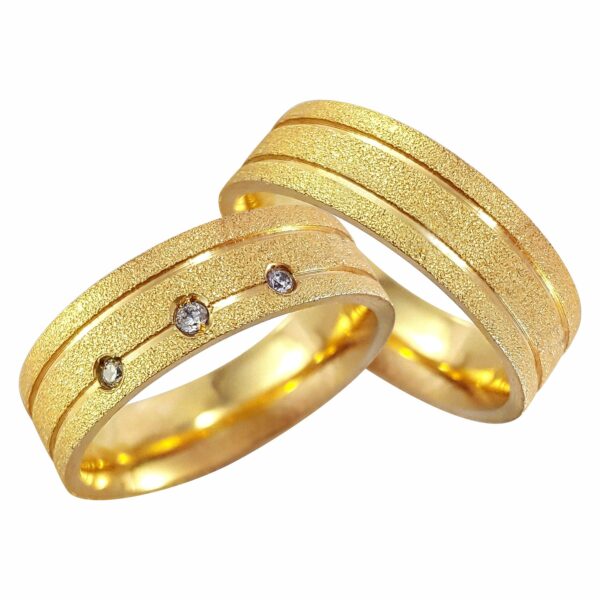 Alianças Tiffany Ouro 18K